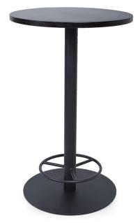 Stehtischgestell Stahlbasis 10 mm Schwarz Ø70 bis 80 cm