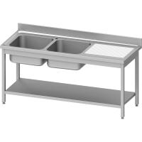 Spültisch ECO SB 1600 x600 mm 2 Becken L & R
