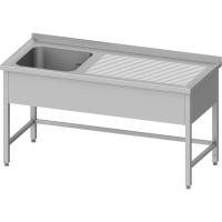 Spültisch mit Grundboden 1600