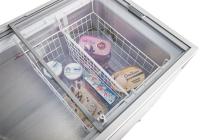 Eiscreme Impuls-Tiefkühltruhe D 401 mit Glasschiebedeckel