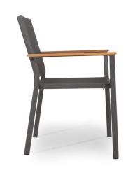 Sessel Alugestell Armlehne Teak