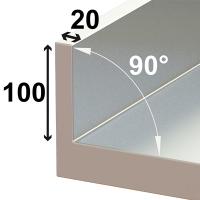 Spültisch 1 Becken 1000 mit Boden Premium