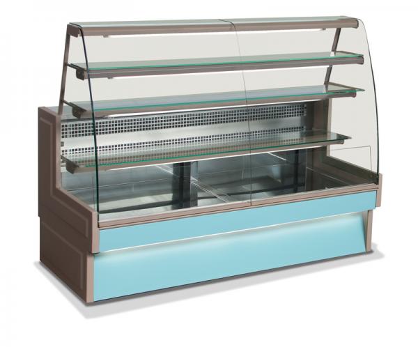 Vitrinen - Konditoreivitrine - GGG - Kuchentheke gerade - gebogen 140