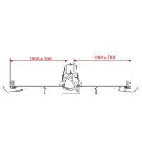 Teigausrollmaschine, Tischmodell 500x1000 mm