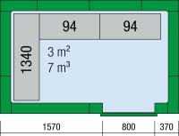 Tiefkühlzelle EVO160-11 ISO 160 mm