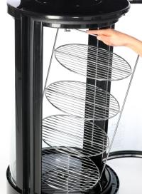 Kuchen- Snackvitrine Rondo mit 4 Etagen drehbar