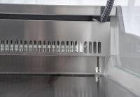 Mehrzweckvitrine Delicious 1500 C mit gebogenem Glasaufbau
