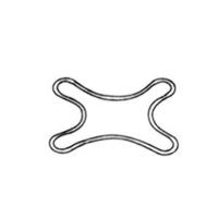 Gas-Herd 30kW 6 Brenner offener Unterbau