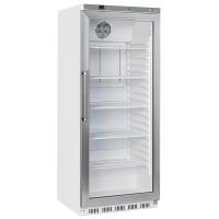 Kühlschrank, Glastür, Umluft, 600 Liter - Weiß