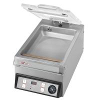 Vakuummaschine, gebogener Deckel, Edelstahltank - 4 m³-h