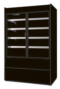Wandkühlregal ALASKA 180 SLIM ENERGY DR BLACK