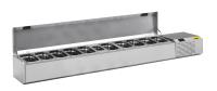 Pizzakühltisch-Aufsatz A 2260 - 10 x GN 1/4, 1x GN 1/9 - CNS