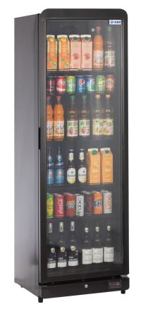 zum Artikel Kühlschränke - groß weiß-schwarz Glastür - Glastürkühlschrank KBS 384 Umluft-604384 Glastürkühlschrank KBS 384 Umluft