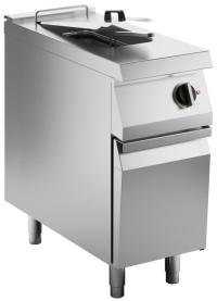 Fritteuse 1 Becken 10 L - 9kW Klappheizung