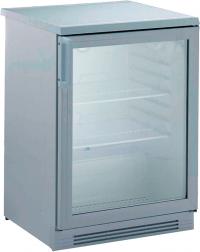 Kühlschrank UKU 162 W-weiß-Glastür.